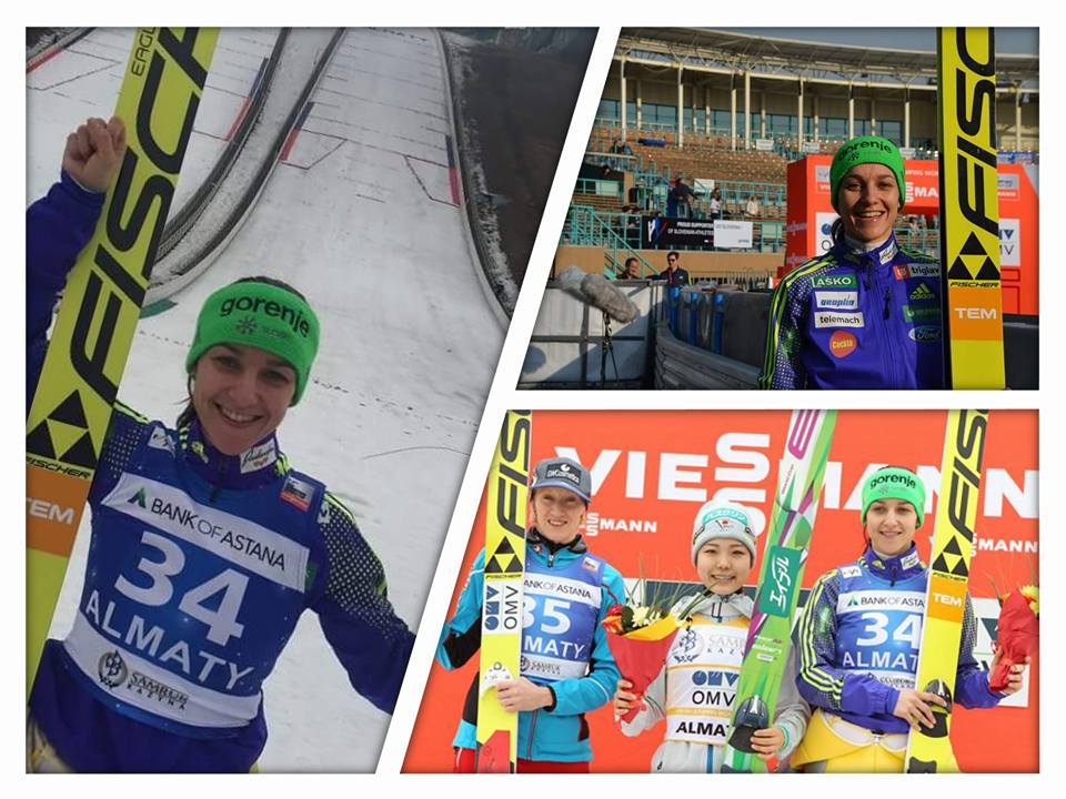 Maja Vtič navdušila s tretjim mestom v skupnem seštevku