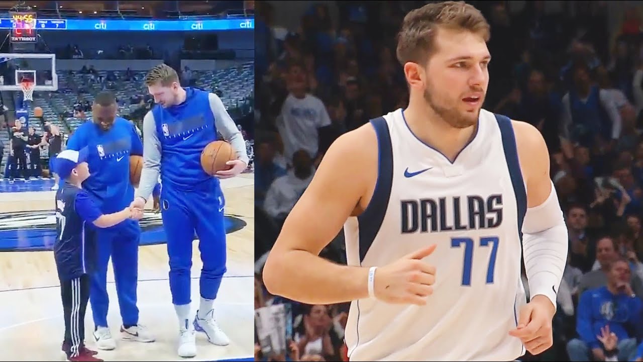 Luka dokazal, zakaj vodi na glasovanju za All Star! A kar je naredil za dečka, vam bo ogrelo srce #VIDEO