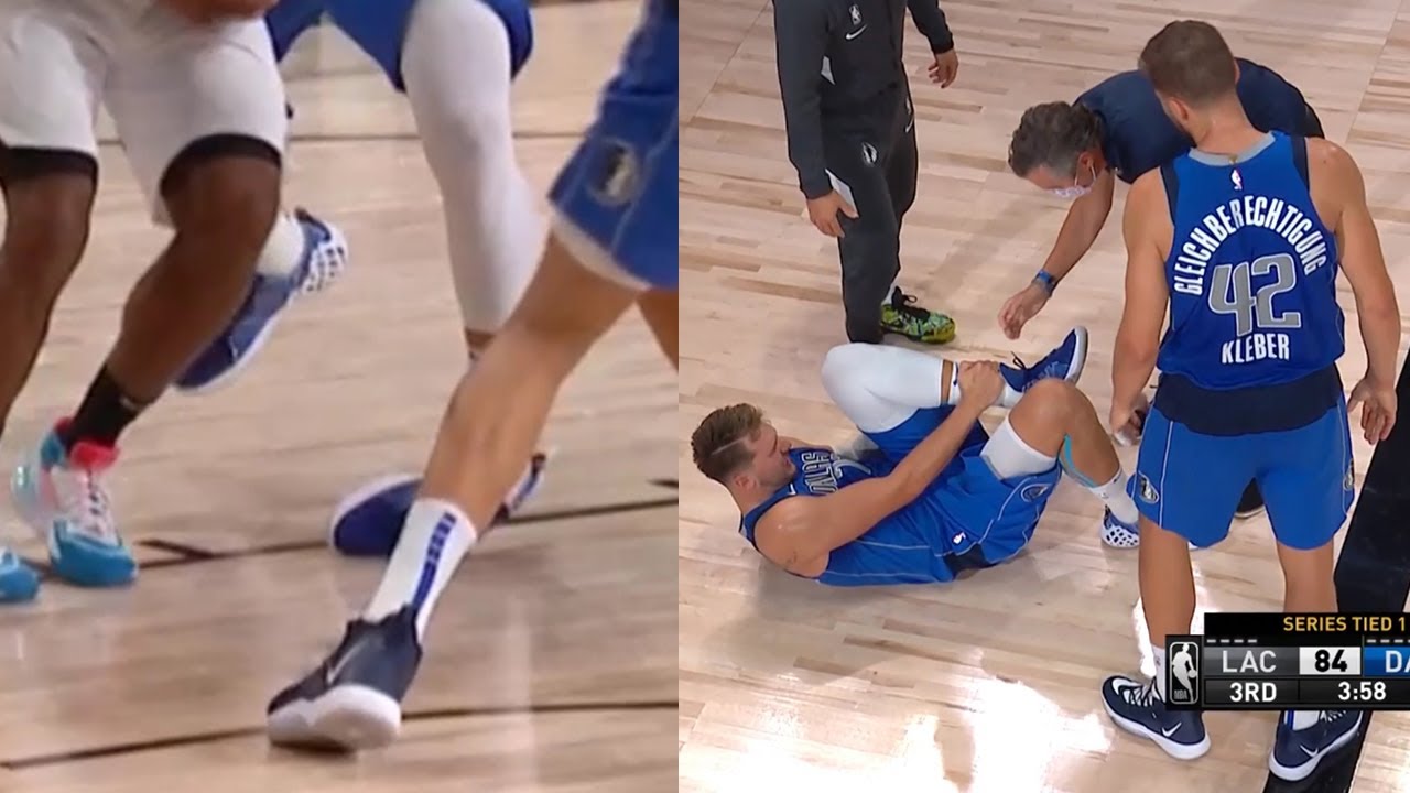 VIDEO: Groza, poskušal je pohoditi Dončićev poškodovan gleženj