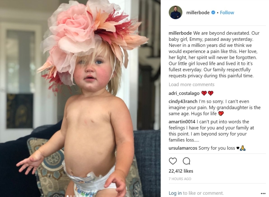 Bode Miller žaluje: umrla je njegova hči