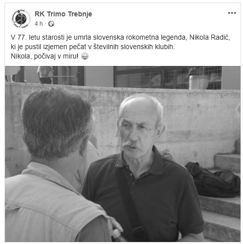 Trebanjski rokometaši žalujejo