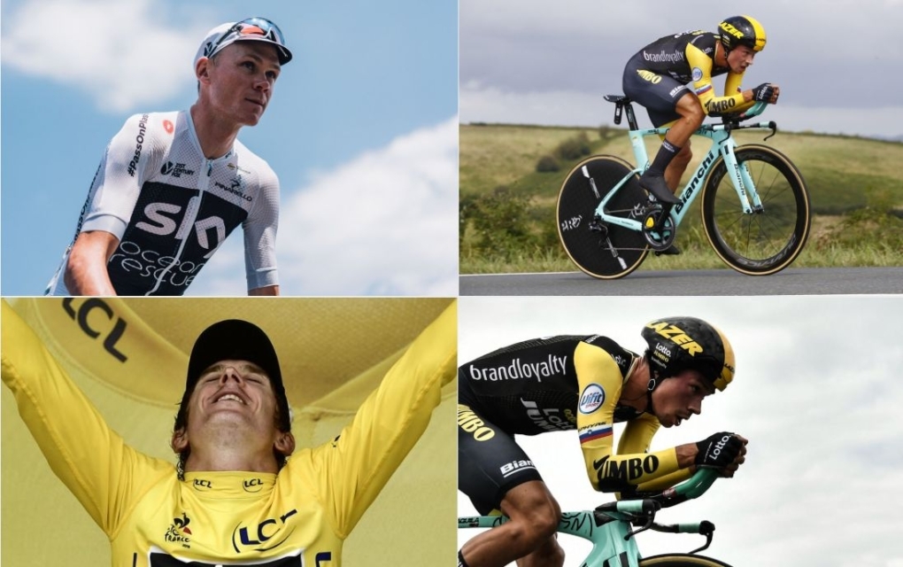 FOTO: Froome vzel 3. mesto Rogliču