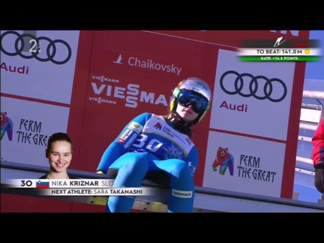 S slovenskim rekordom in zmago je Nika Križnar skočila v Peking!
