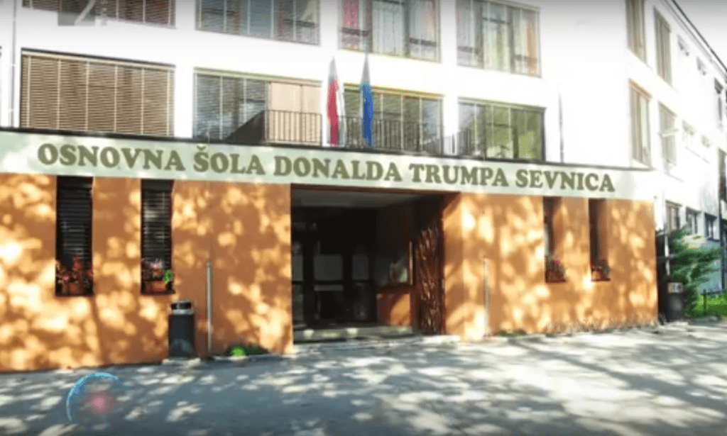 V Sevnici dobili osnovno šolo Donalda Trumpa - VIDEO