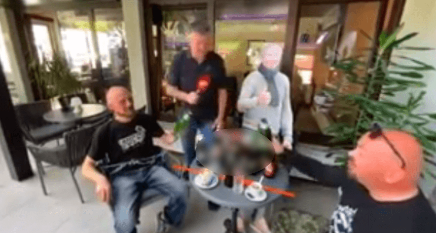VIDEO: Res sta ga pogrešala! Andrej in Silvijo sta se po odprtju priklenila v gostilno