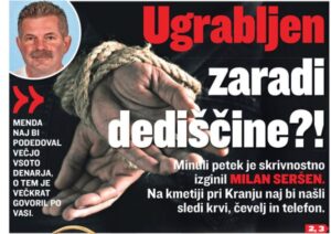 Slovenijo presunil umor, sta umorila 58-letnega Milana, ki je podedoval precej denarja?