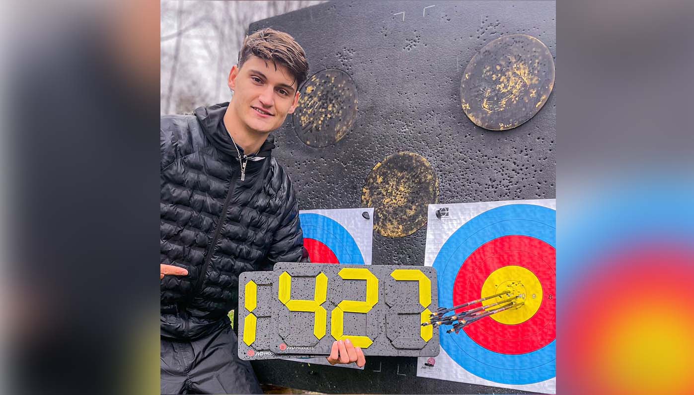 20-letni Tim Jevšnik postavil nov svetovni rekord v lokostrelstvu!