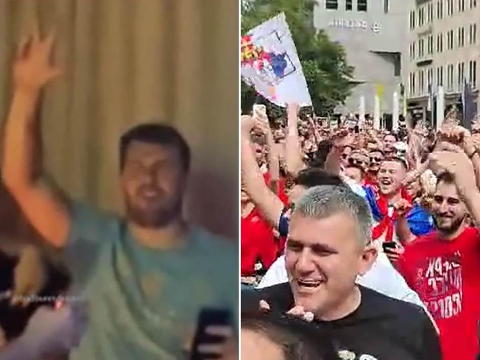 Dončić dvignil tri prste, Srbi so se to spomnili in peli v Münchnu! Potem so se oglasili naši navijači ...
