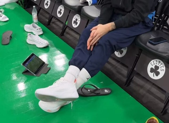 Je Luka Dončić gledal tekmo Slovenija - Danska? Tole smo našli