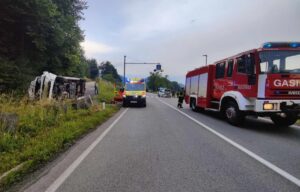 Najprej požar v Taninu, potem še prometna nesreča!