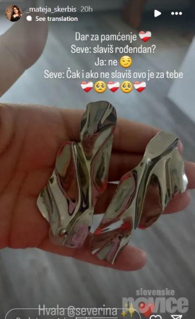Nepričakovana gesta: Severina na Ptuju oboževalki podarila svoje uhane