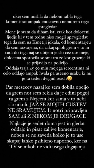 Eva Luna šokirala oboževalce: "Sram me je, da diham isti zrak kot nekateri!"