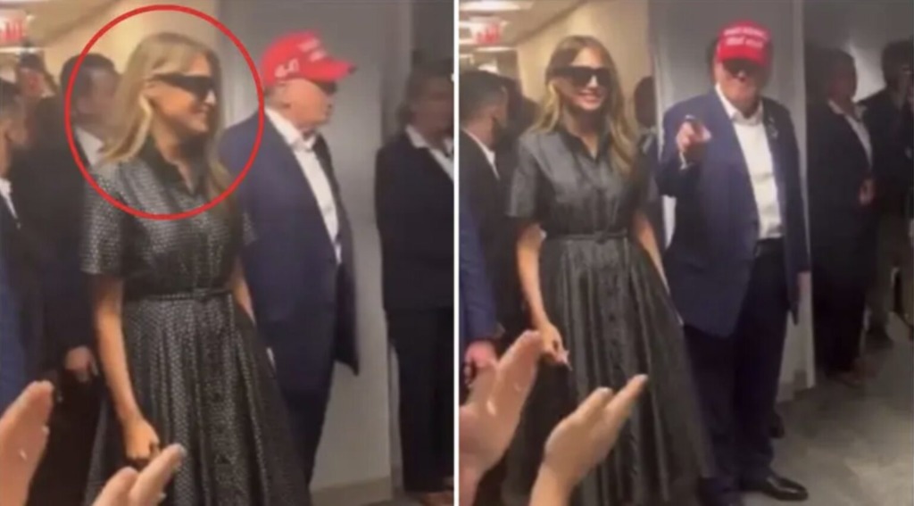 Širi se teorija o 'lažni Melaniji' ob Trumpu: 'Poglejte bolje, to je dvojnica! Ne sname sončnih očal!'