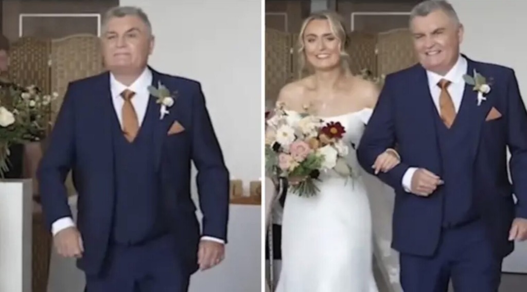 VIDEO Oče pozabil na nevesto in sam odkorakal do oltarja: 'Groza, uničil ji je najpomembnejši dan'