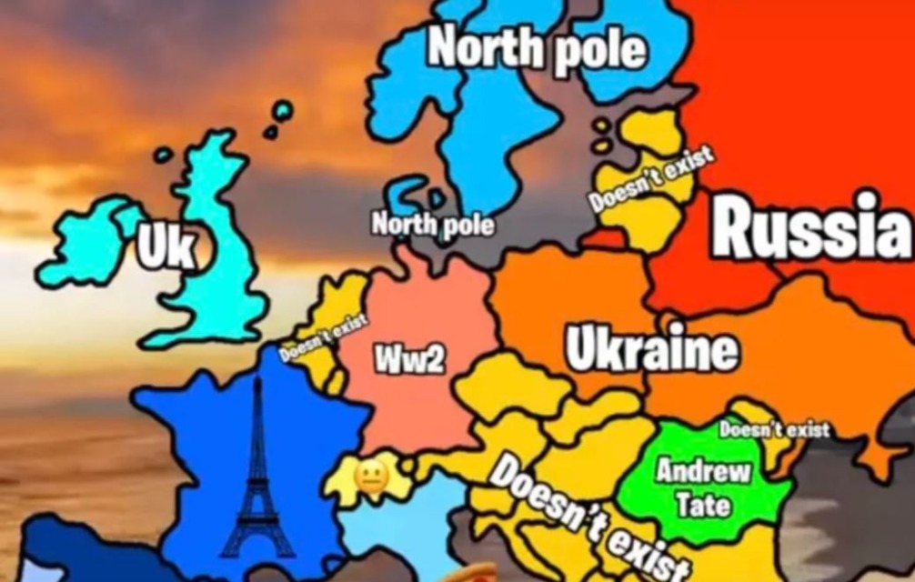 Kako Američani vidijo Evropo? Zemljevid sprožil razpravo, na njem Slovenija 'ne obstaja'