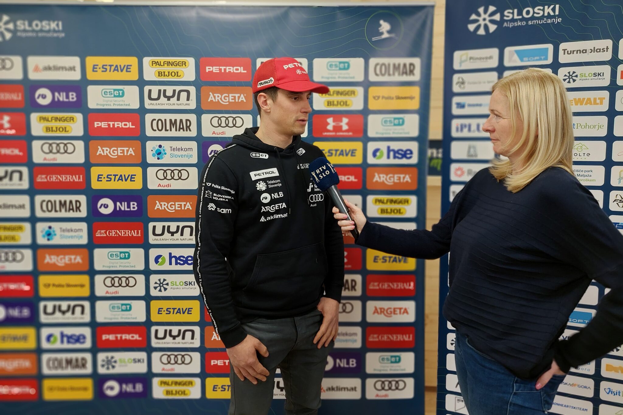 Žan Kranjec in Ilka Štuhec pričakovala več