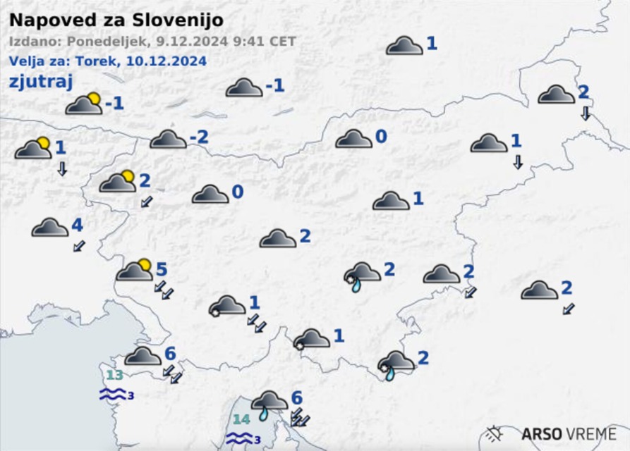 Meteorologi napovedujejo novo snežno pošiljko – preverite, kateri kraji bodo pobeljeni!