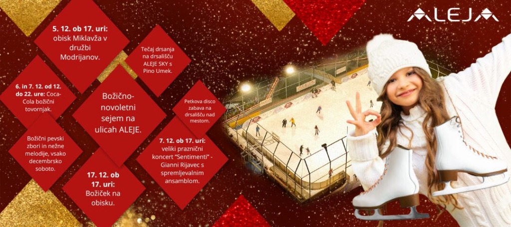 Praznični december v ALEJI z Modrijani, Giannijem Rijavcem in s Coca-Cola tovornjakom