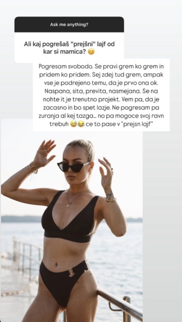 Znana slovenska vplivnica postala mamica, zdaj pa šok ... "Na nohte ne morem, riti nimam nič"