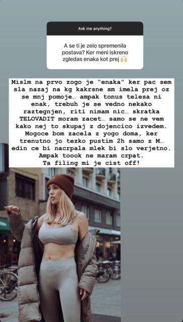 Znana slovenska vplivnica postala mamica, zdaj pa šok ... "Na nohte ne morem, riti nimam nič"