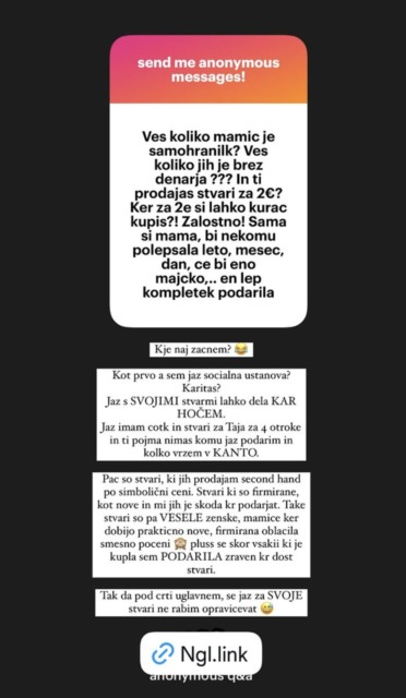 Kaj bi storili vi? Ana Pusovnik prejela ostro kritiko zaradi nepričakovane geste!