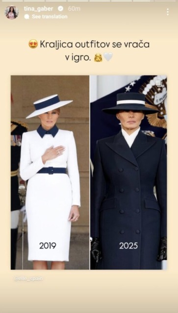 Kaj si Tina Gaber misli o Melanii Trump? Poglejte njeno presenetljivo izjavo!