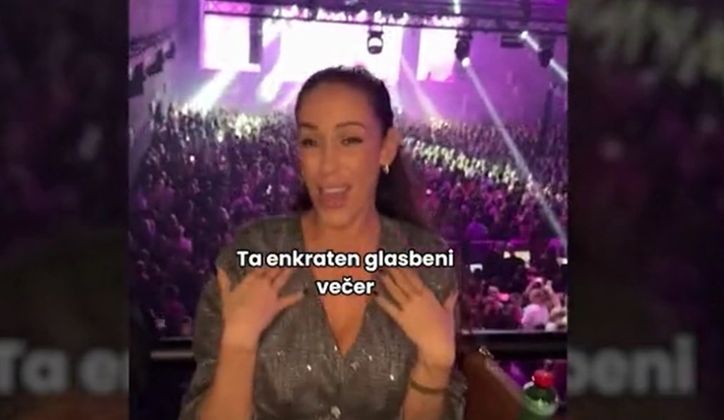 Tina Gaber obiskala Popstars, s koncerta so jo pospremili varnostniki (FOTO)