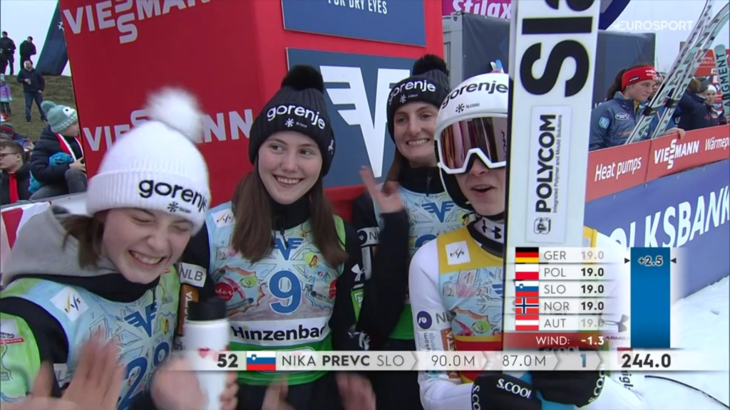 Pika na i pred odhodom na SP v Trondheim, šesta zaporedna zmaga Nike Prevc