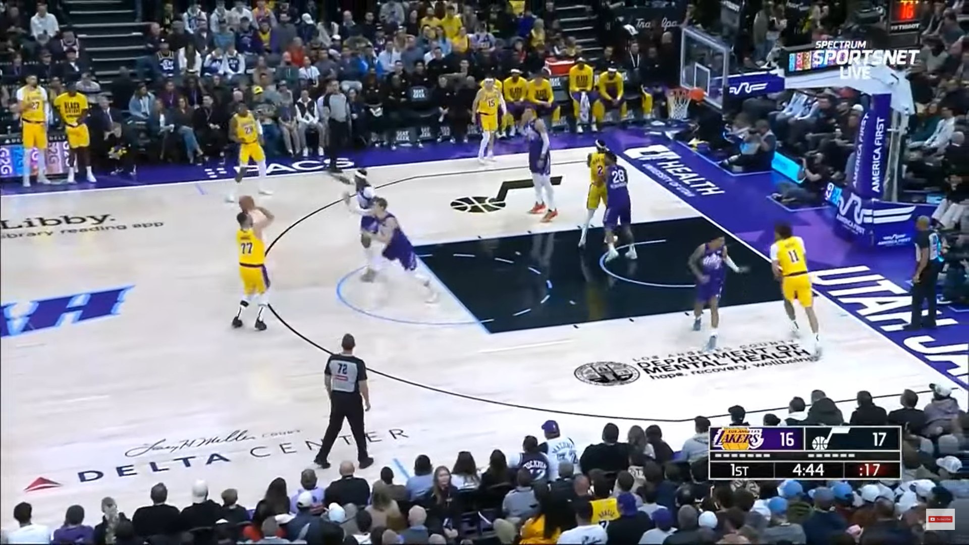 Sredi noči Luka Dončić navdušil s temi podajami in blokado, Lakersem pa ni šlo proti predzadnji ekipi