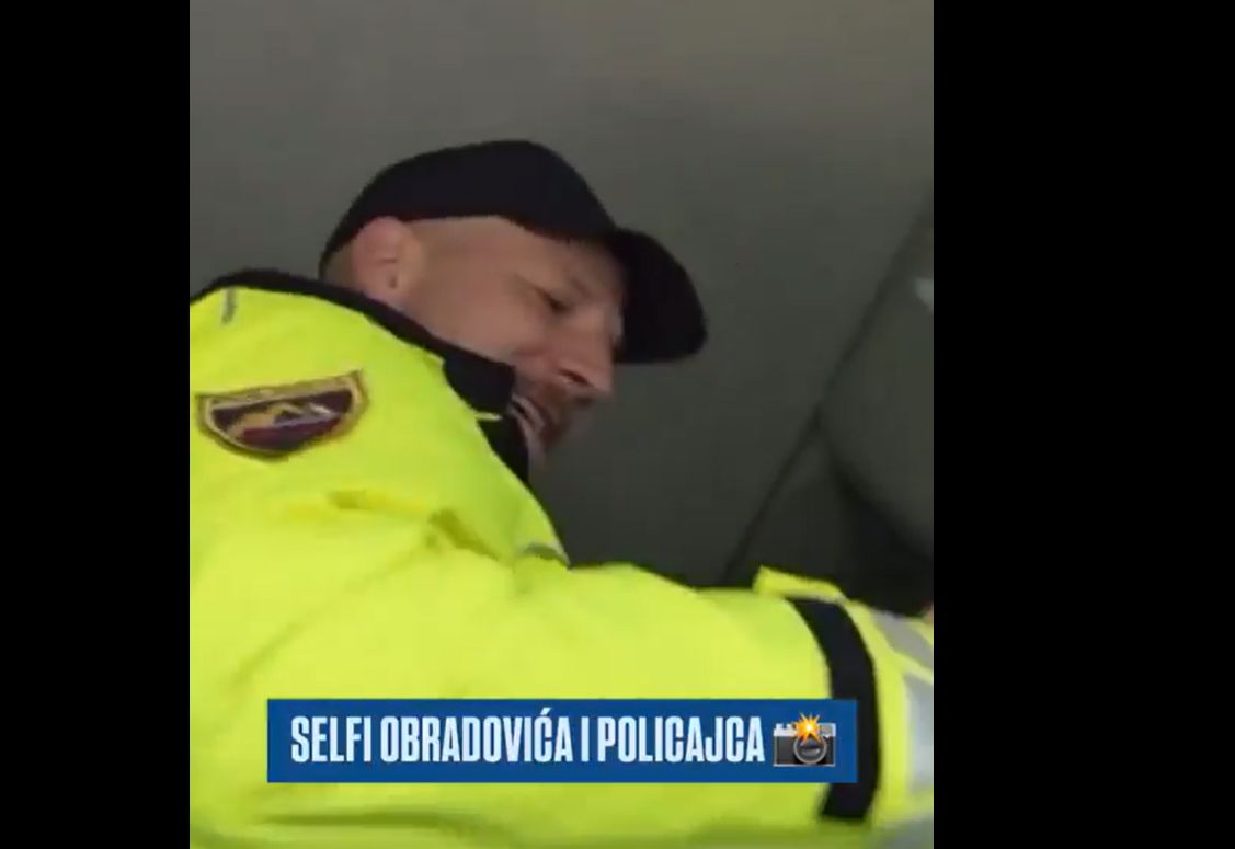 Srbe nasmejal dolenjski policist: hotel je spoznati Željka Obradovića, zato je v Novem mestu storil tole