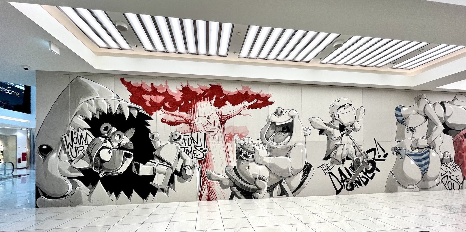 V Cityparku je nastal največji mural v Sloveniji