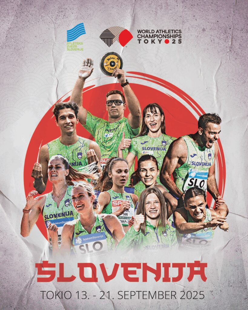 Tokio 2025; Vir: Atletska zveza Slovenije