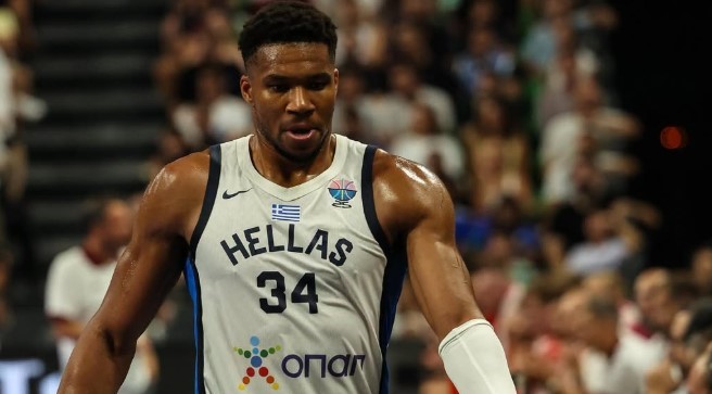 Giannis Antetokounmpo zaradi poškodbe izpustil tekmo EuroBasketa