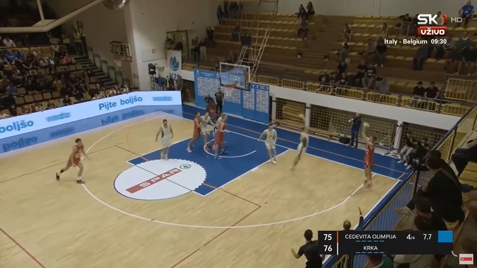 Uf, kaka drama! Zakon bivšega: nekdanji košarkar Krke na Polzeli potopil Dolenjce, poglejte to izjemno trojko!