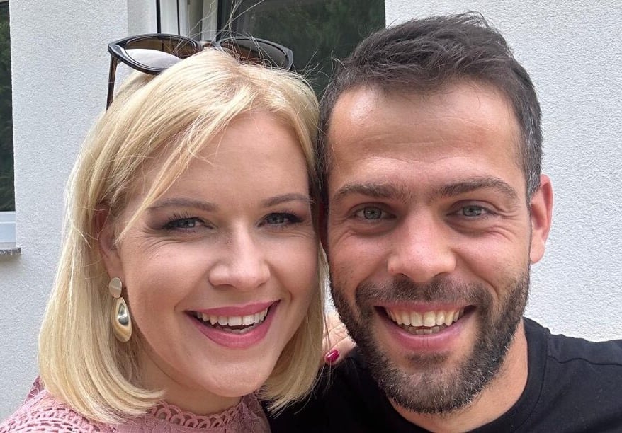Foto: Darja Gajšek z možem Vir: Facebook