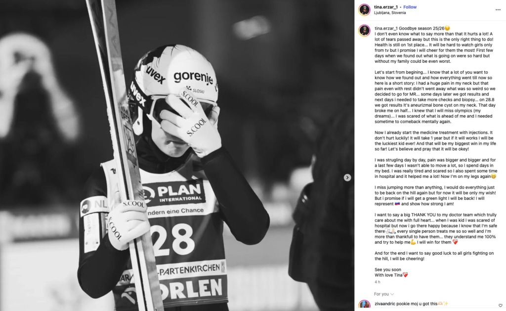 Foto: Tina Erzar Vir: Instagram
