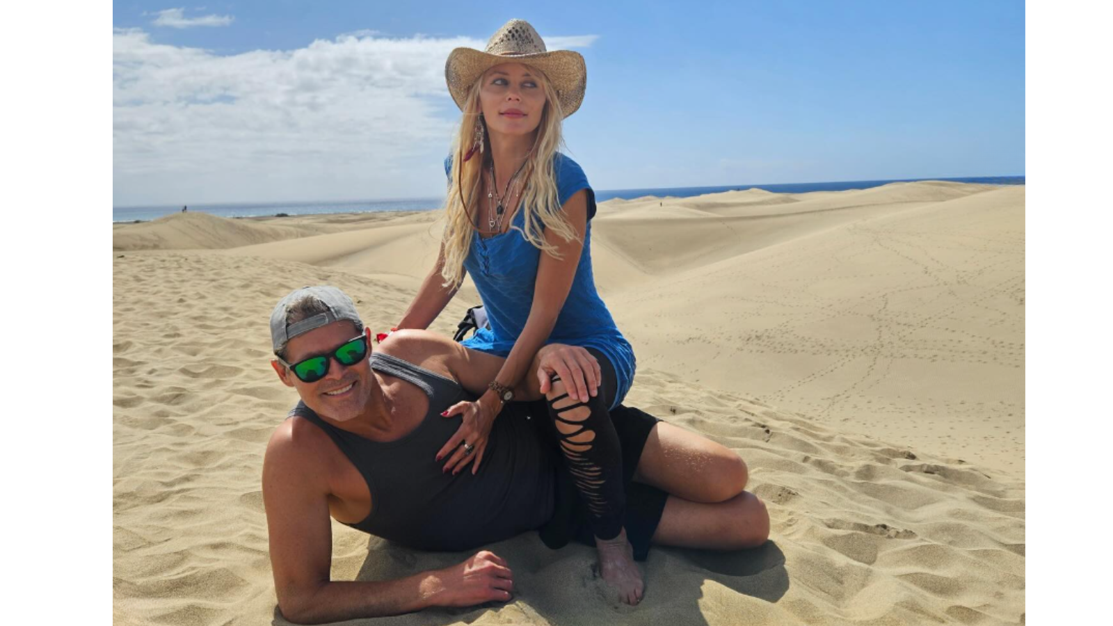 Poleti sta uživala na rajskih plažah; vir: Instagram