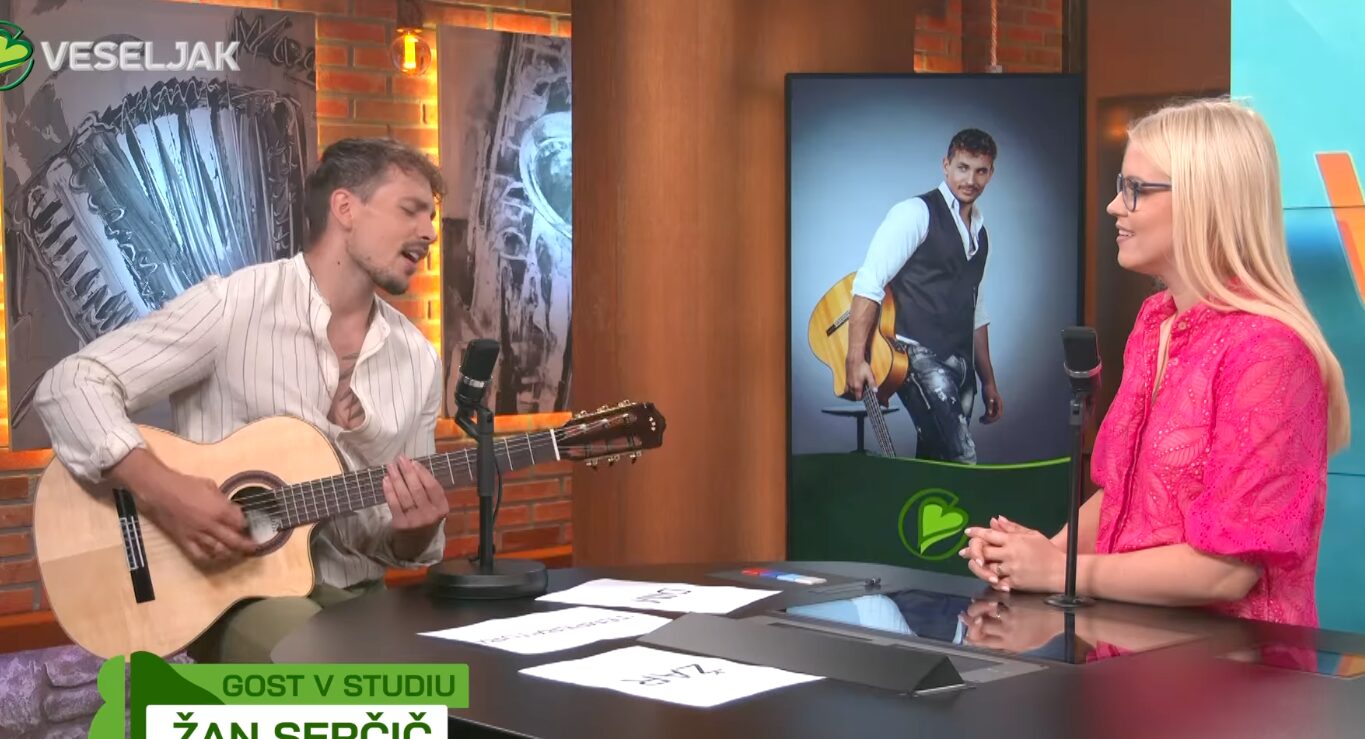 V živo pred kamerami! Voditeljica poskrbela za prizor, ki ga Slovenija še ni videla (VIDEO)