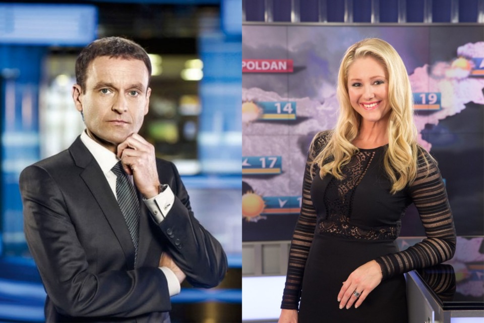 Uroš Slak in Katja Jevšek nasmejala gledalce, posnetek spodrsljajev kroži po Facebooku