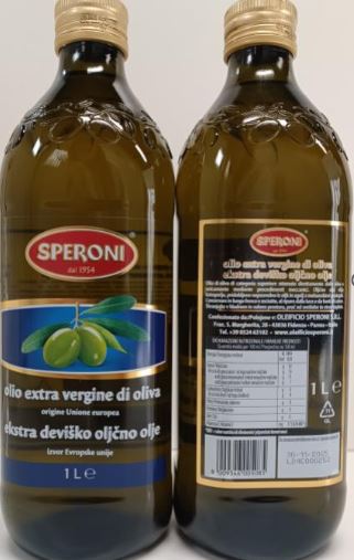 olje-speroni - NaDlani.si Foto: Speroni Ekstra deviško oljčno olje Vir: gov.si
