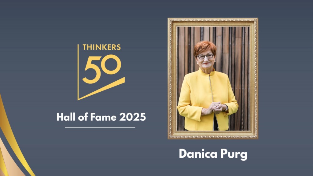 Prof. dr. Danica Purg, ustanoviteljica poslovne šole IEDC–Bled, bo kot prva Slovenka v naši zgodovini vpisana v Thinkers50 Hall of Fame - NaDlani.si