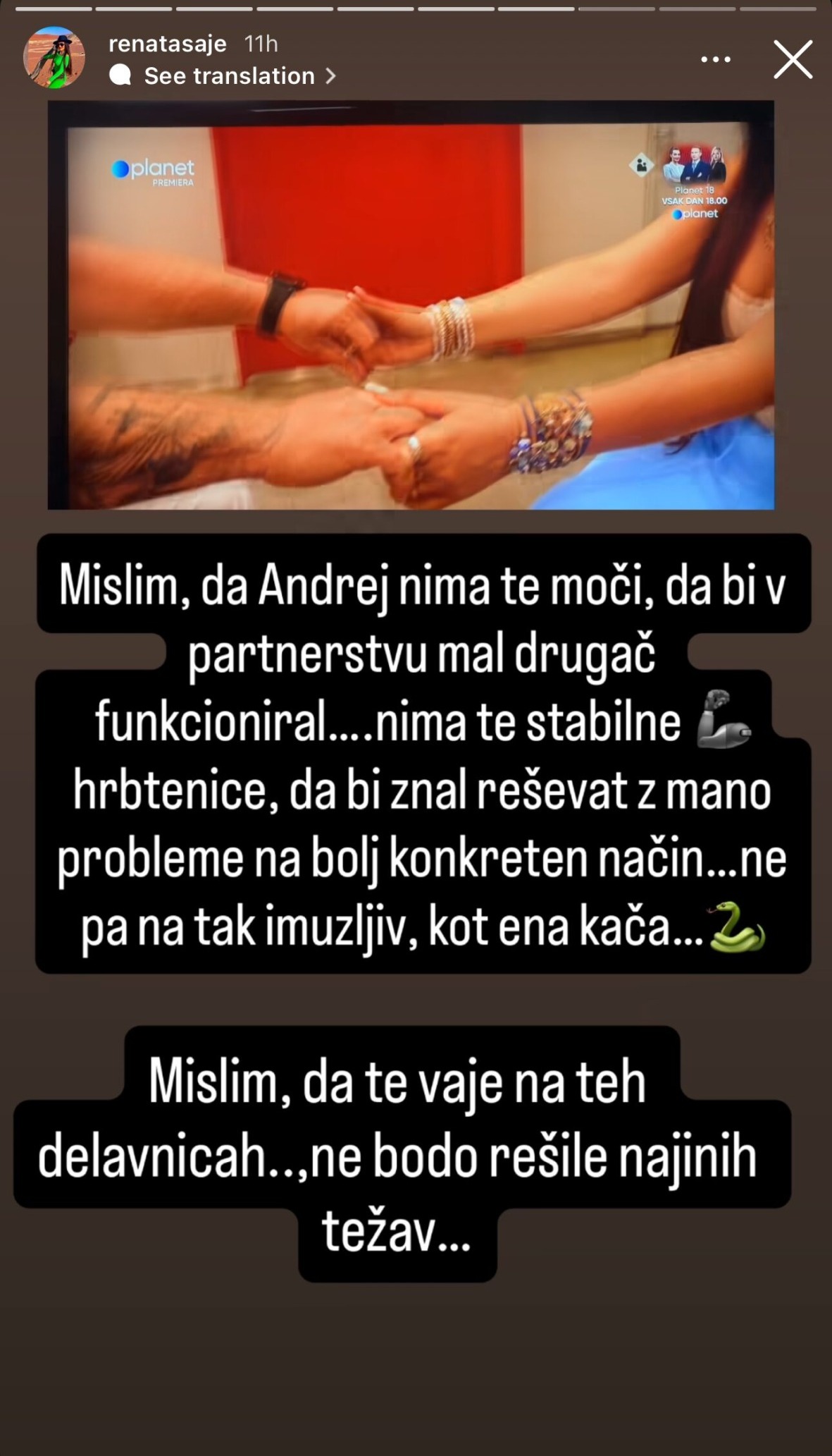 Šok v šovu! Renata priznala, kaj se je zgodilo na razgovoru v produkciji, Andrej naj bi ji predlagal (FOTO)