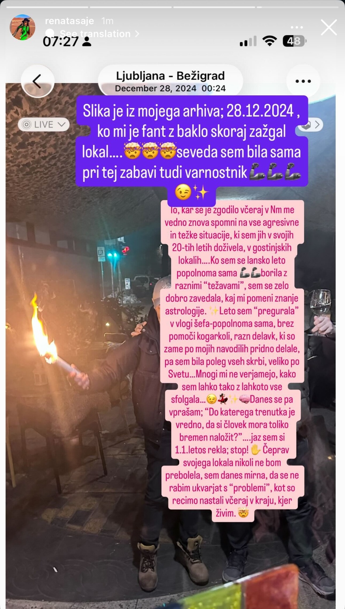 Novomeščanka Renata Saje iz Poroke na prvi pogled: »Nikoli ne bom prebolela izgube svojega lokala, fant mi ga je z baklo skoraj zažgal…«