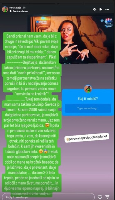 Novomeščanka s Poroke na prvi pogled šokirala: Prvo ženo je varal z mano
