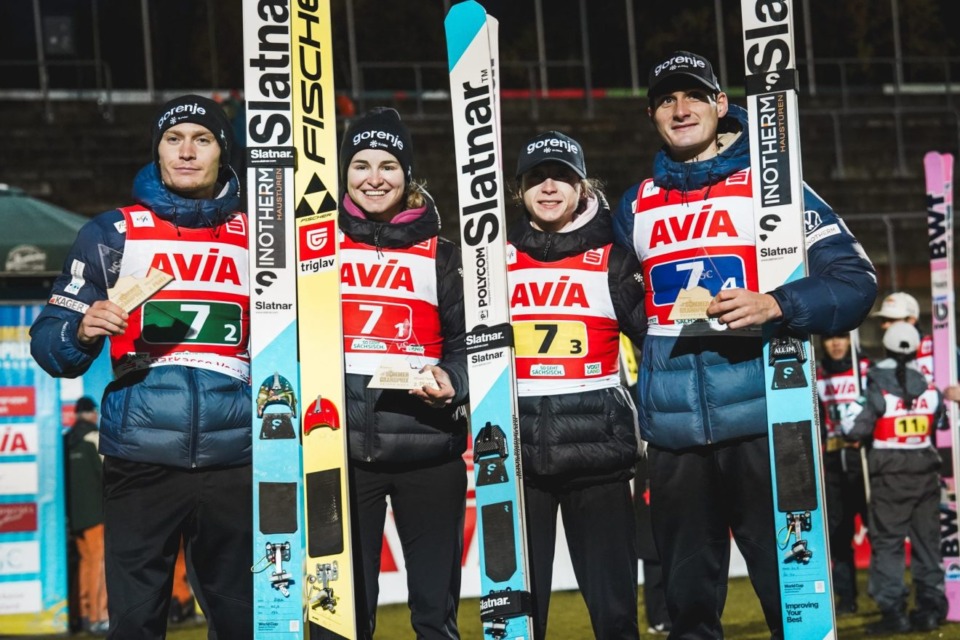 Slovenija na krilih Domna Prevca v Klingenthalu le za Japonsko