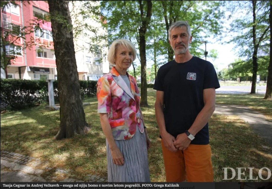 Vreme bo Tanja Cegnar in Andrej Velkavrh. Vreme zaznamuje življenje obeh legendarnih meteorologov.