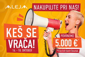 V ALEJI bodo nakupovanje popestrili z DJ-em in glasbo 80-ih in 90-ih - NaDlani.si