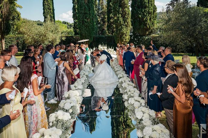 Poroka je bila pravljična. FOTO: Instagram