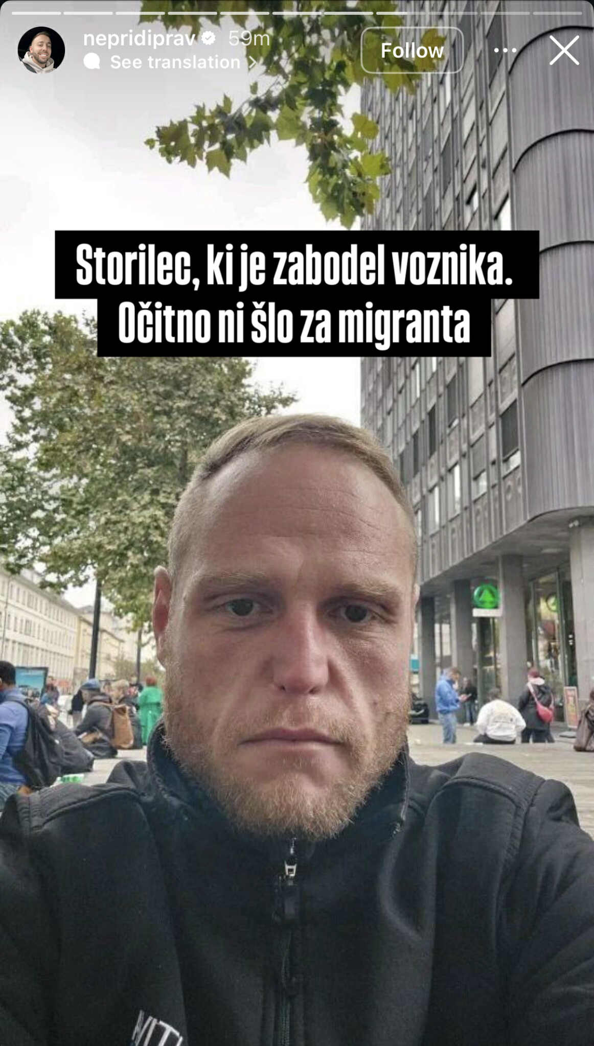 Fotografija osumljenca. FOTO: Instagam
