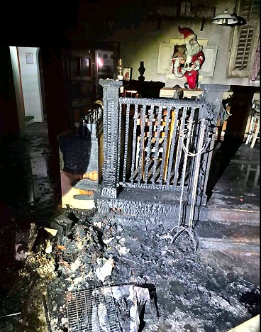 Na kraju požara. FOTO: Sintal